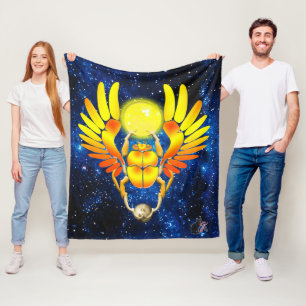 Scarab Fleece Blanket