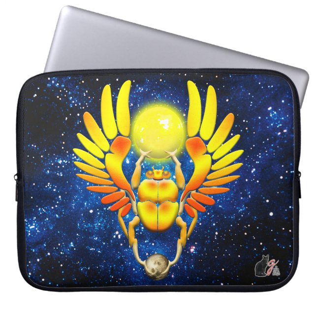 Scarab Laptop Sleeve (Front)