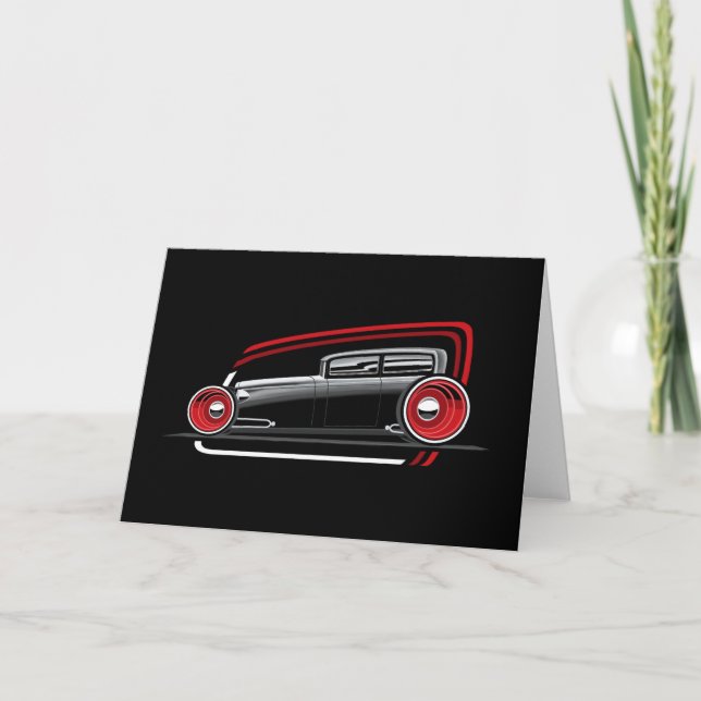 Scarab Motorsports Rat Rod Logo Card (Front)
