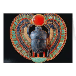 Scarab pectoral, from the tomb of Tutankhamun