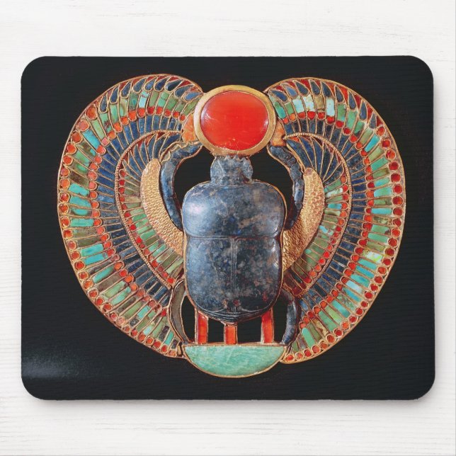 Scarab pectoral, from the tomb of Tutankhamun Mouse Mat (Front)