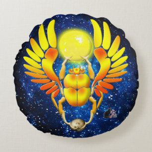 Scarab Round Cushion