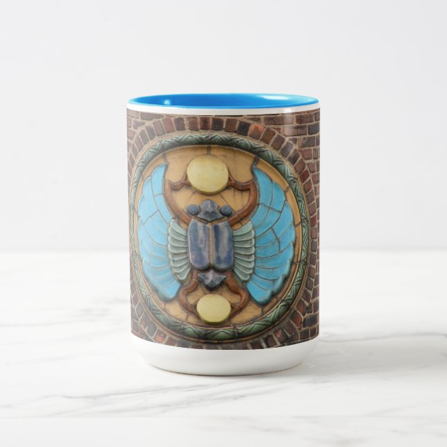 Scarab Two-Tone Coffee Mug (Center)