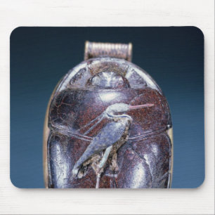 Scarab with Heron, from Tomb of Tutankhamun Mouse Mat