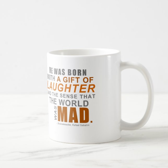 Scaramouche - Classic First Line Quotes Coffee Mug (Right)