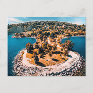 Scarborough Bluffs Canada stylised Postcard