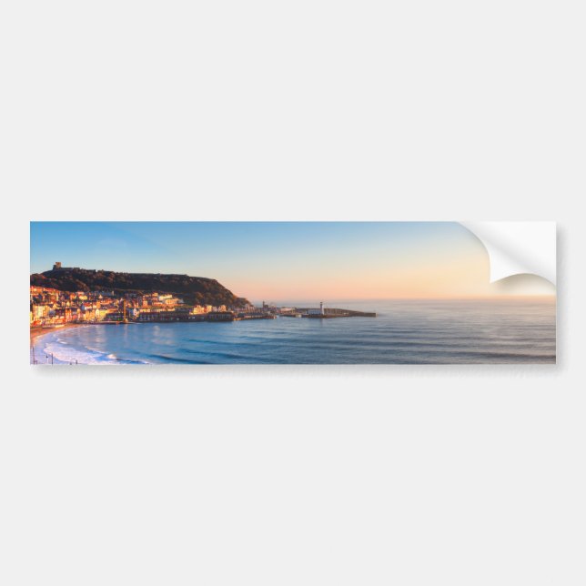 Scarborough Coastline Bumper Sticker (Front)