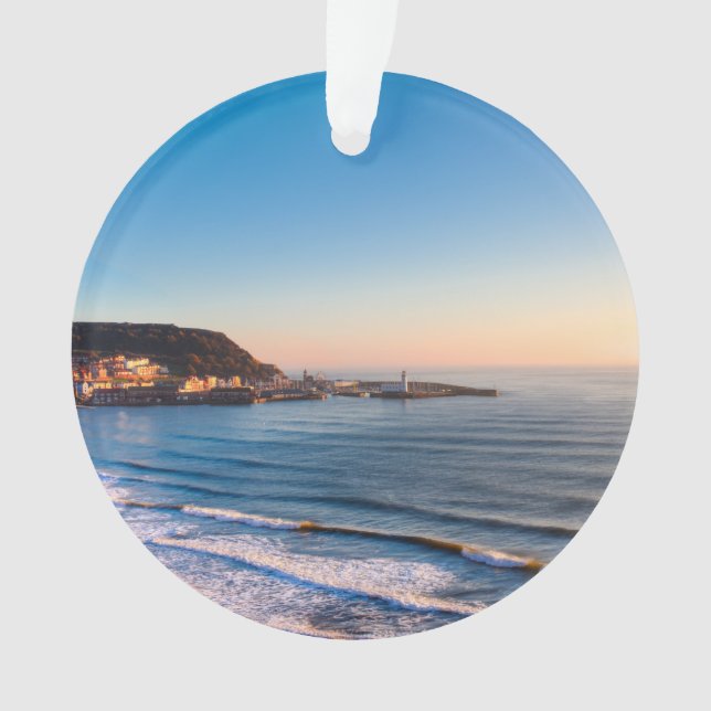 Scarborough Coastline Ornament (Front)