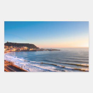 Scarborough Coastline Rectangular Sticker