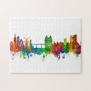 Scarborough England Skyline Jigsaw Puzzle