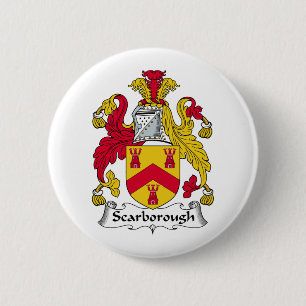 Scarborough Family Crest 6 Cm Round Badge