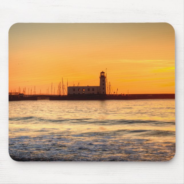 Scarborough Lighthouse Mouse Mat (Front)