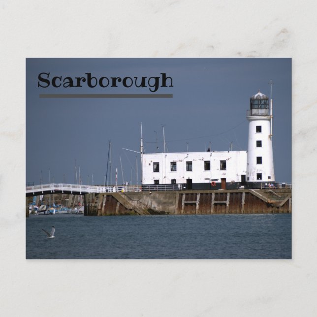 Scarborough Lighthouse postcard (Front)