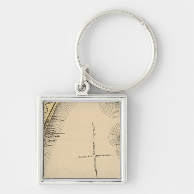 Scarborough, Old Orchard, Saco, Biddeford Key Ring (Front)