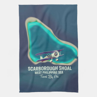 Scarborough Shoal West Philippine Sea Map Tea Towel