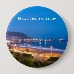 Scarborough South Sands 10 Cm Round Badge