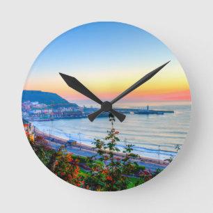 Scarborough Sunrise Round Clock