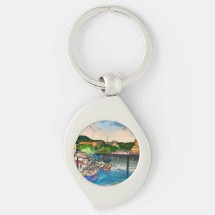 Scarborough Watercolour  Key Ring