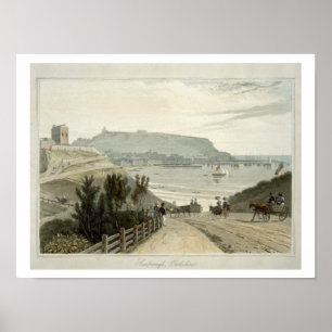Scarborough, Yorkshire, from Volume VI of 'A Voyag Poster