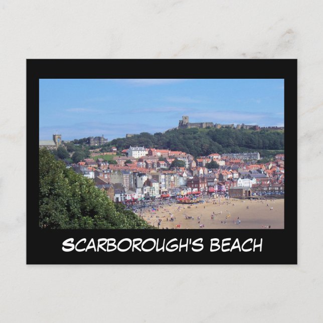 Scarborough's beach postcard (Front)