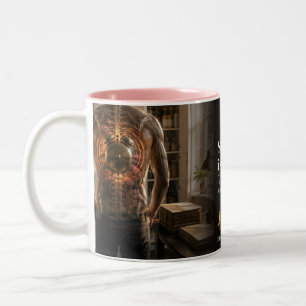 Scarcity Is an Alarm System Book Quote Two-Tone Coffee Mug