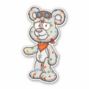 Scare Bear - Scaredy Sticker