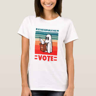 Scare Republicans Vote by Mail -Voting Halloween 2 T-Shirt