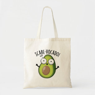 Scare-vocaco Funny Avocado Pun Tote Bag