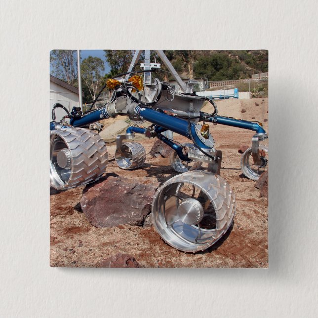 Scarecrow, a mobility-testing model 15 cm square badge (Front)