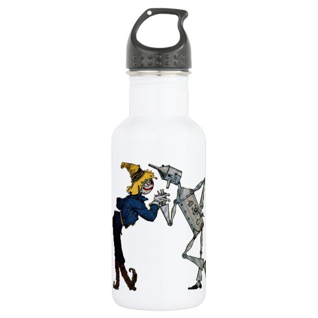 Scarecrow and Tin Man 532 Ml Water Bottle (Front)