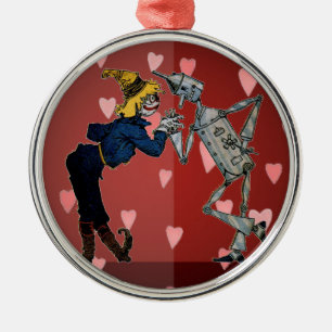 Scarecrow and Tin Man Metal Tree Decoration