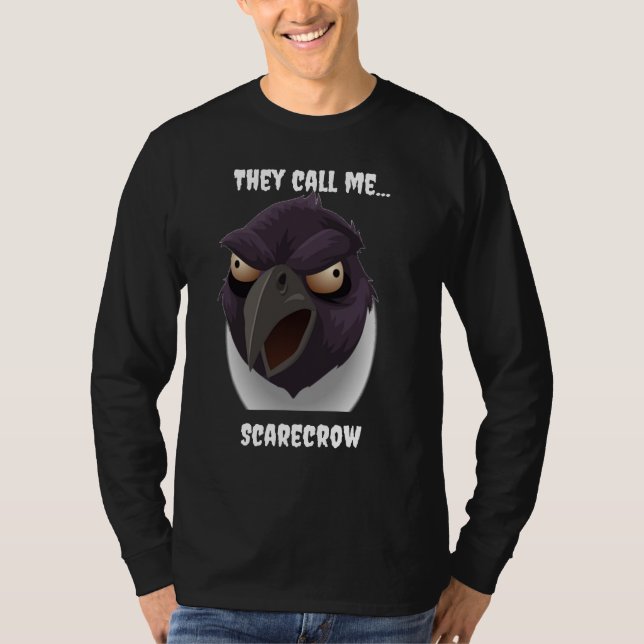 Scarecrow. Blustery Buzzard in a blizzard. T-Shirt (Front)