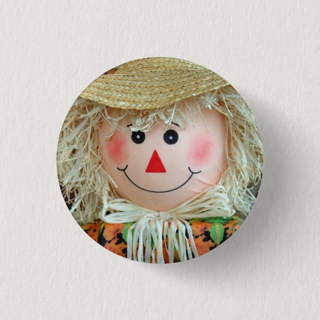 Scarecrow Body 3 Cm Round Badge (Front)