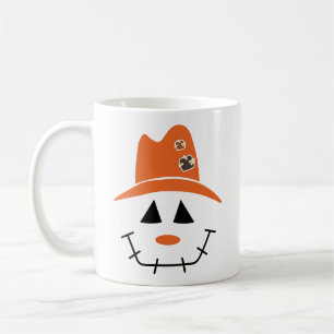 Scarecrow Faces Fall Coffee Mug