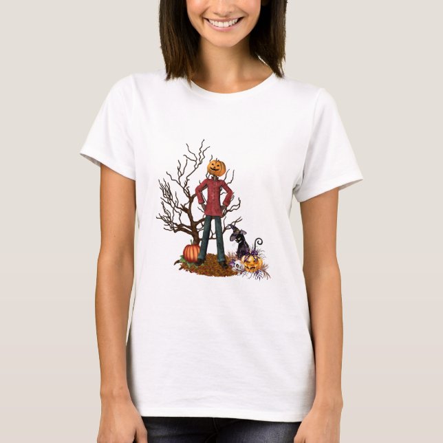 Scarecrow Halloween T-Shirt (Front)