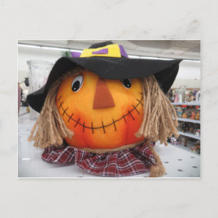 Scarecrow Head Postcard