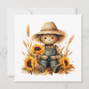 Scarecrow invitation