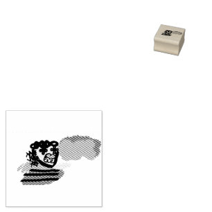 Scarecrow joy rubber stamp