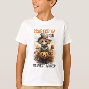 Scarecrow Kisses Harvest Wishes T-Shirt