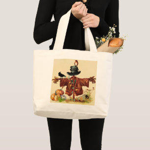 scarecrow large tote bag