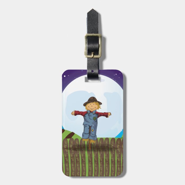 scarecrow luggage tag (Front Vertical)