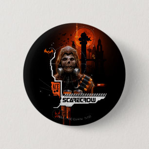 Scarecrow Orange Graphic 6 Cm Round Badge