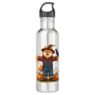 Scarecrow Samoyed Dog 710 Ml Water Bottle