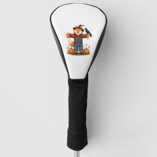 Scarecrow Samoyed Dog Golf Head Cover