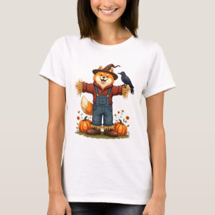 Scarecrow Samoyed Dog T-Shirt
