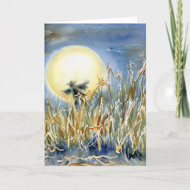 Scarecrow Sentinel Blank Notecard (Front)