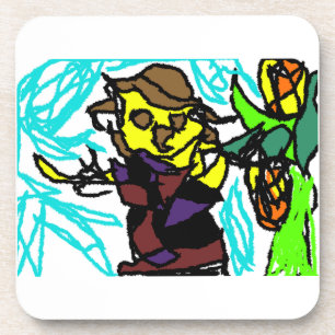 Scarecrow style coaster