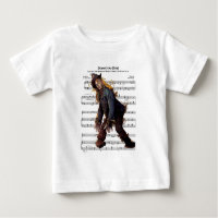 Scarecrow w/Sheet Music Background