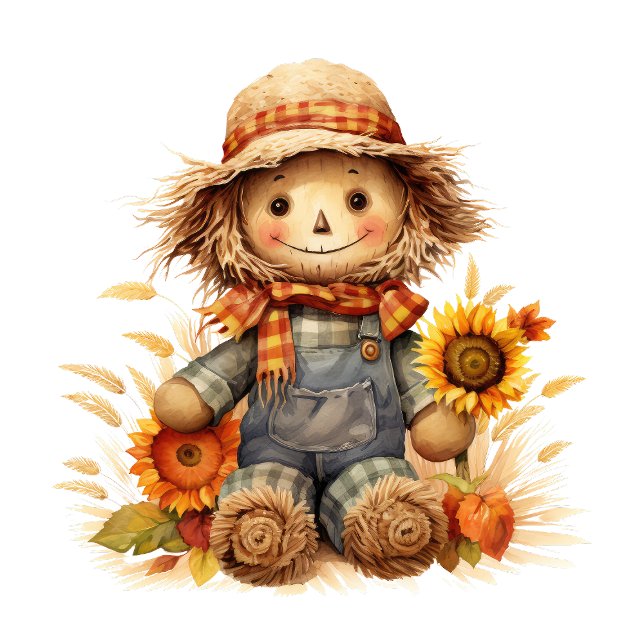 Scarecrow with Sunflower  T-Shirt (Creator Uploaded)