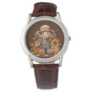 Scarecrow with Sunflowers Watch